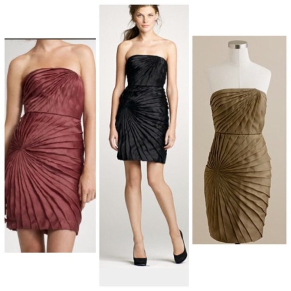 J. Crew Starburst Dress in Silk Organza